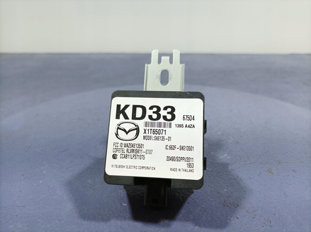 фото №1, Mazda 6 iii gj lift модуль блок керування keyless kd33675d4