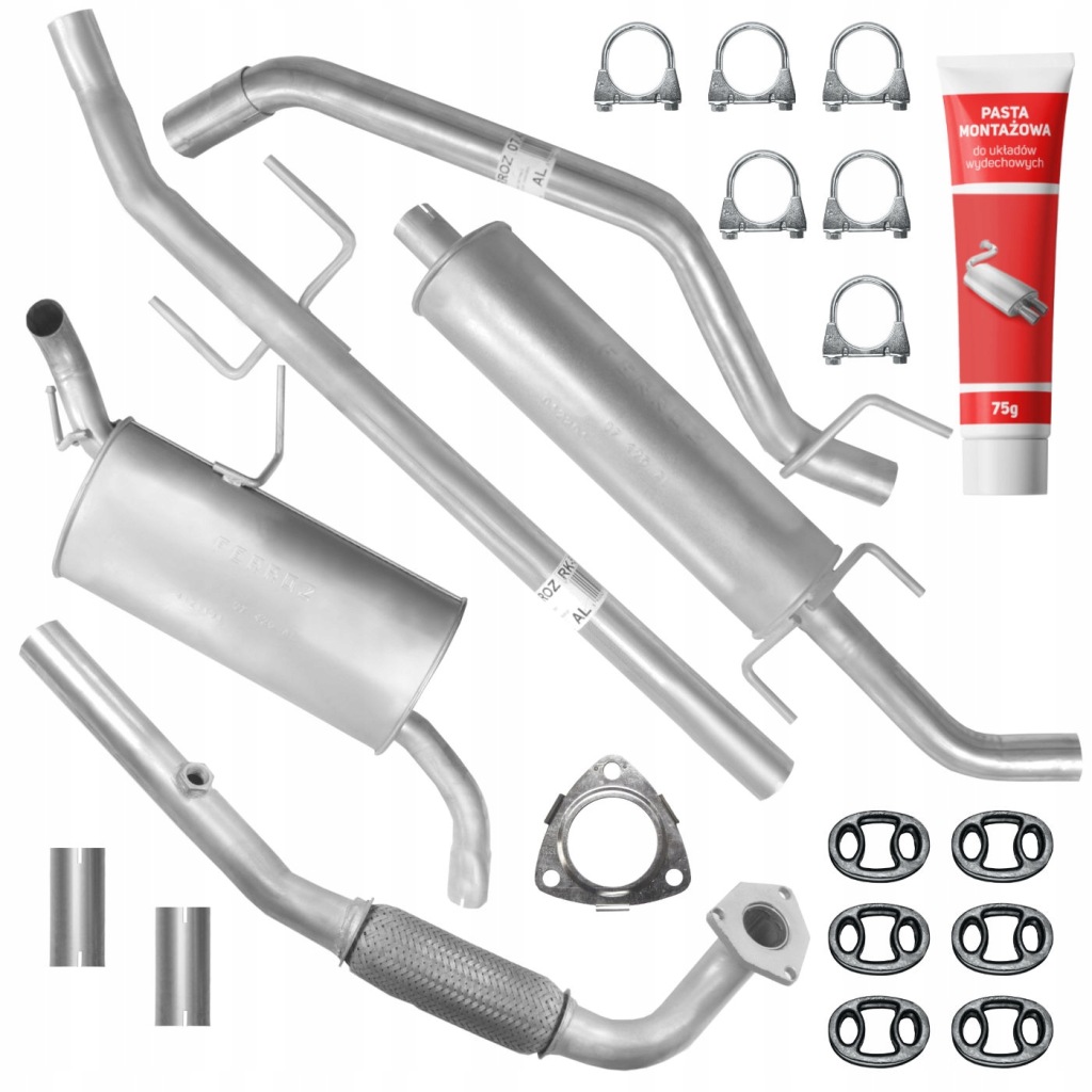 фото №1, Набор глушителей + труба opel signum 1.8 90 kw 2003-2008