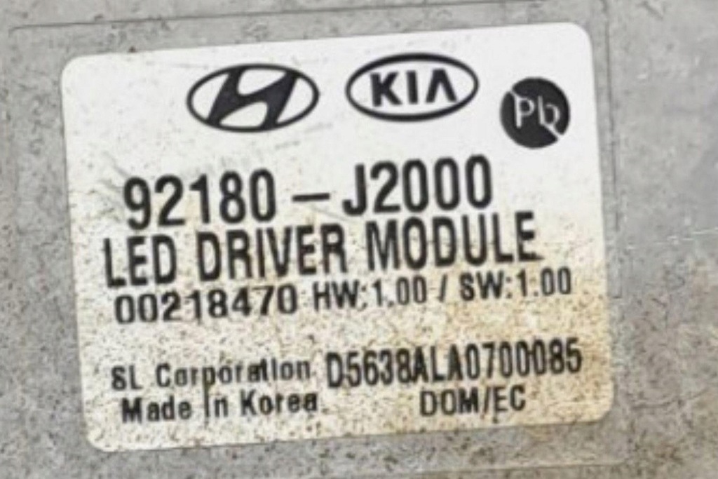 фото №9, Лампа ліва передня kia soul iii sk3 92180j2000 0.0l electric 2021