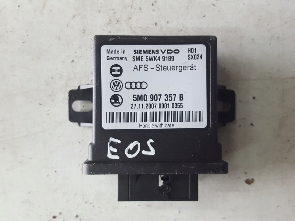 фото №1, Vw eos 06-10r модуль блок керування світла 5m0907357b