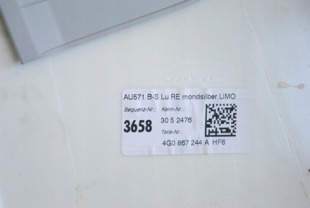 фото №5, Audi a6 s6 c7 4g 2015 правая сторона защита верхний стойка / b