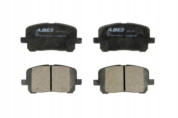 фото №1, Abe c12102abe набор тормозных колодок тормозных, тормоза дисковые