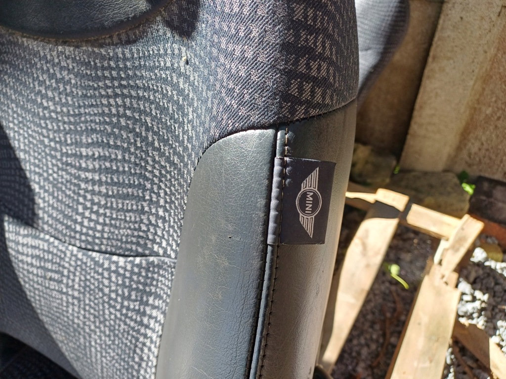 фото №3, Mini one cooper r50 сидіння водія пасажира заднє сидіння задня задня напівшкіра kpl