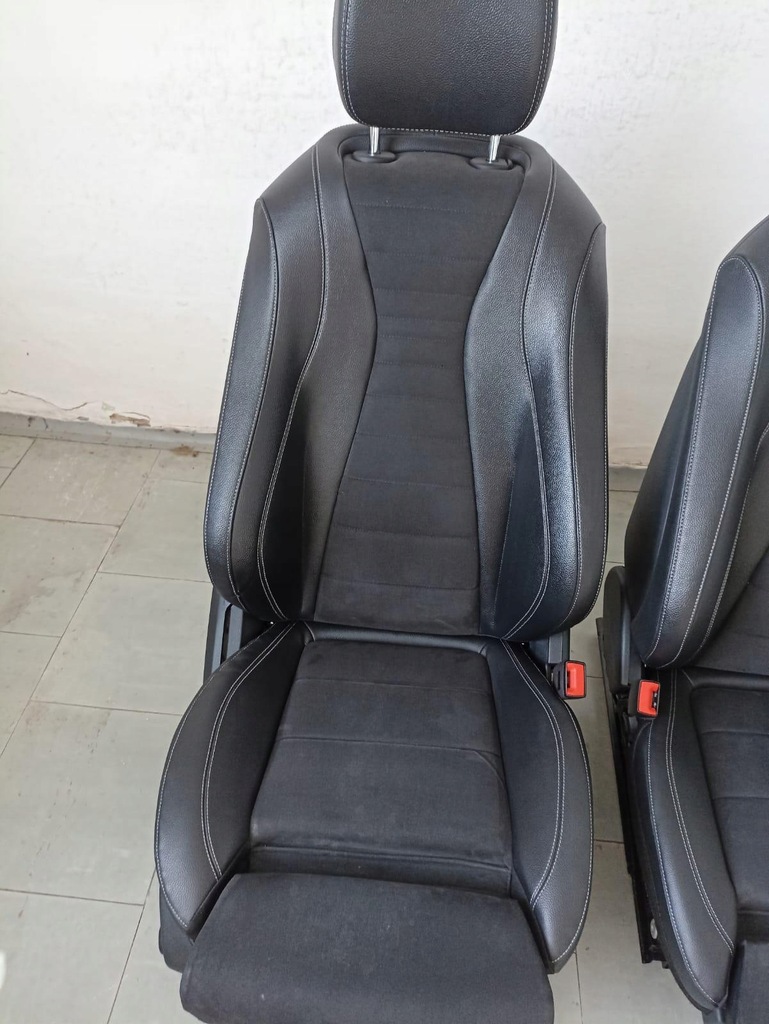 фото №7, Mercedes w213 e klasa amg сиденье сиденья заднее сиденье комплект кожа alcantara