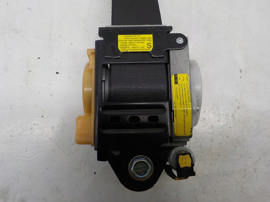 фото №11, Subaru impreza iii gh pas безопасности натяжитель левый перед водителя