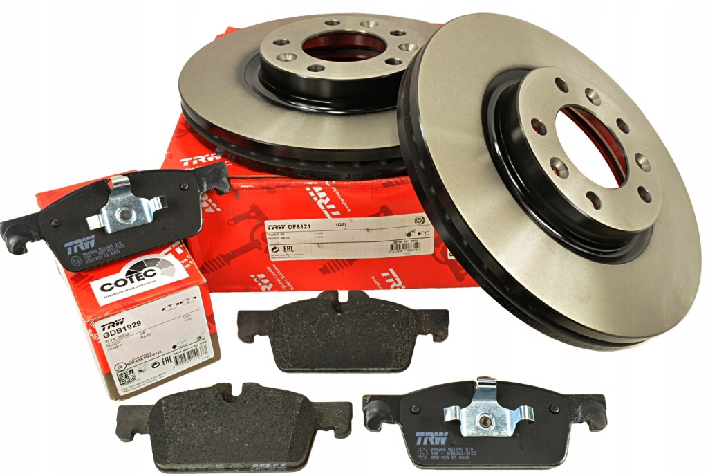 фото №1, Trw гальмівні диски + гальмівні колодки гальмівні перед peugeot 508 i