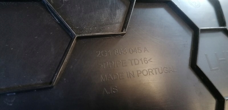 фото №4, Vw polo vi 2g защита туннель левая 2g1863045a eur