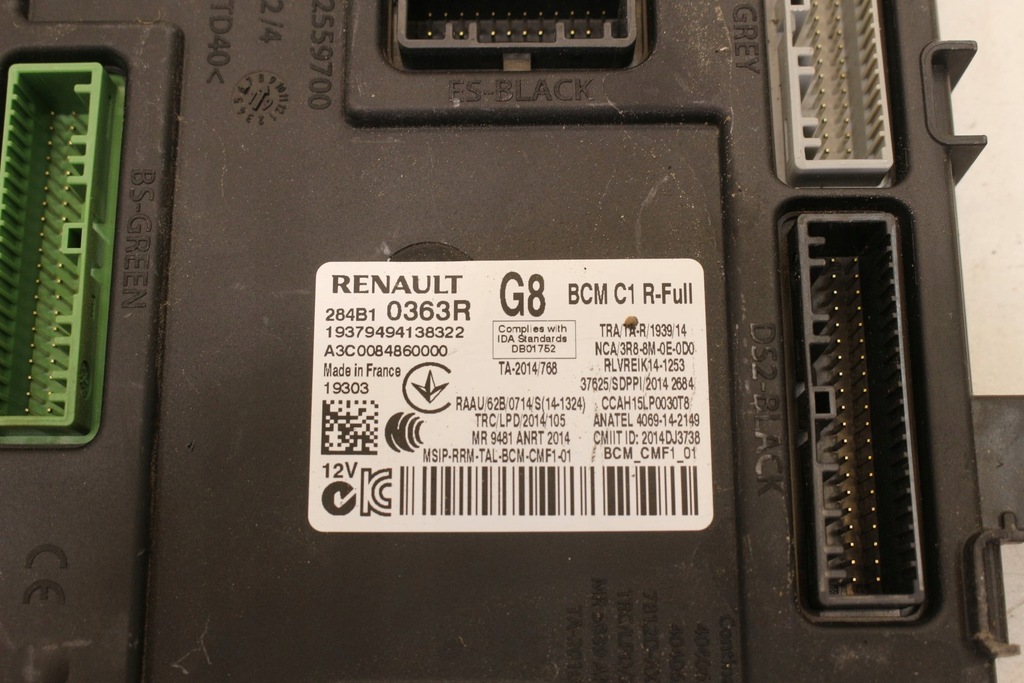 фото №8, Модуль bcm 284b10363r renault scenic iv