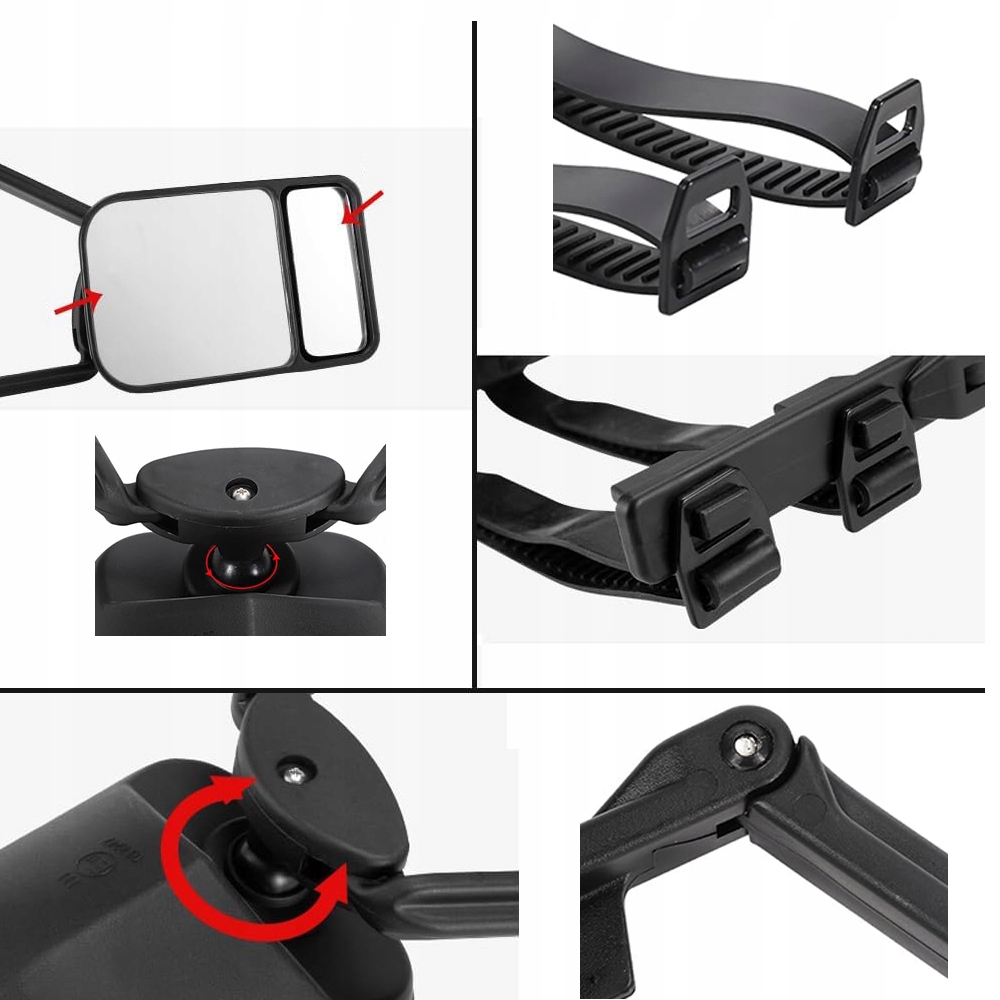 фото №14, Дзеркало автомобільні універсальні з szerokim kątem огляду i регулювання