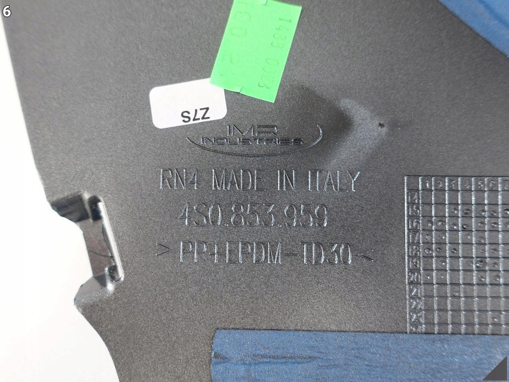 фото №7, Audi r8 ii 4s0 захист стійка b обшивка накладка молдинг ліва поріг