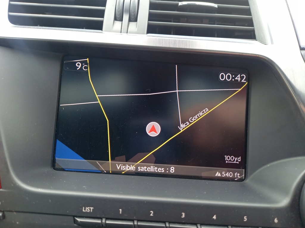 фото №1, Дисплей радіо навігації 9666280780 citroen ds5