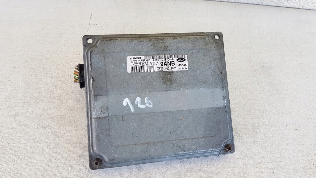 фото №1, Бортовий комп'ютер ford fiesta mk6 [126]