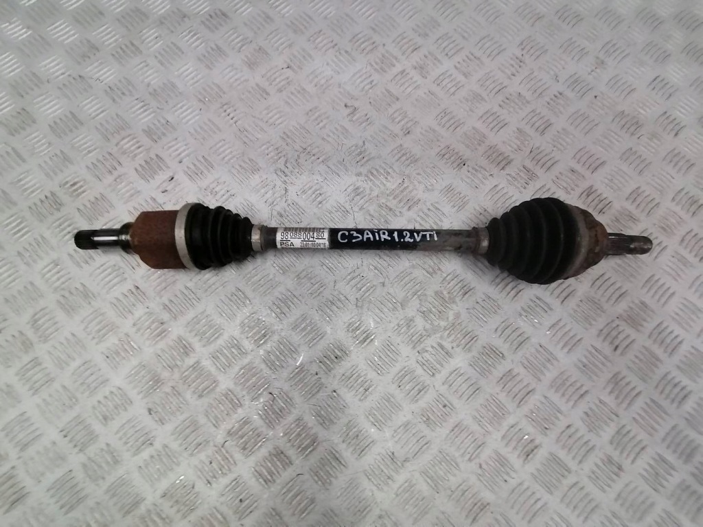 фото №1, Приводной вал перед передняя левая citroen c3 aircross 1.2 vti 9808800480