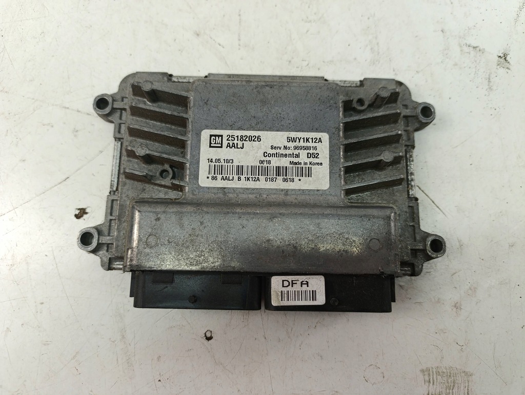 фото №1, Chevrolet spark 1.2 16v m300 блок управления / модуль ecu 25182026