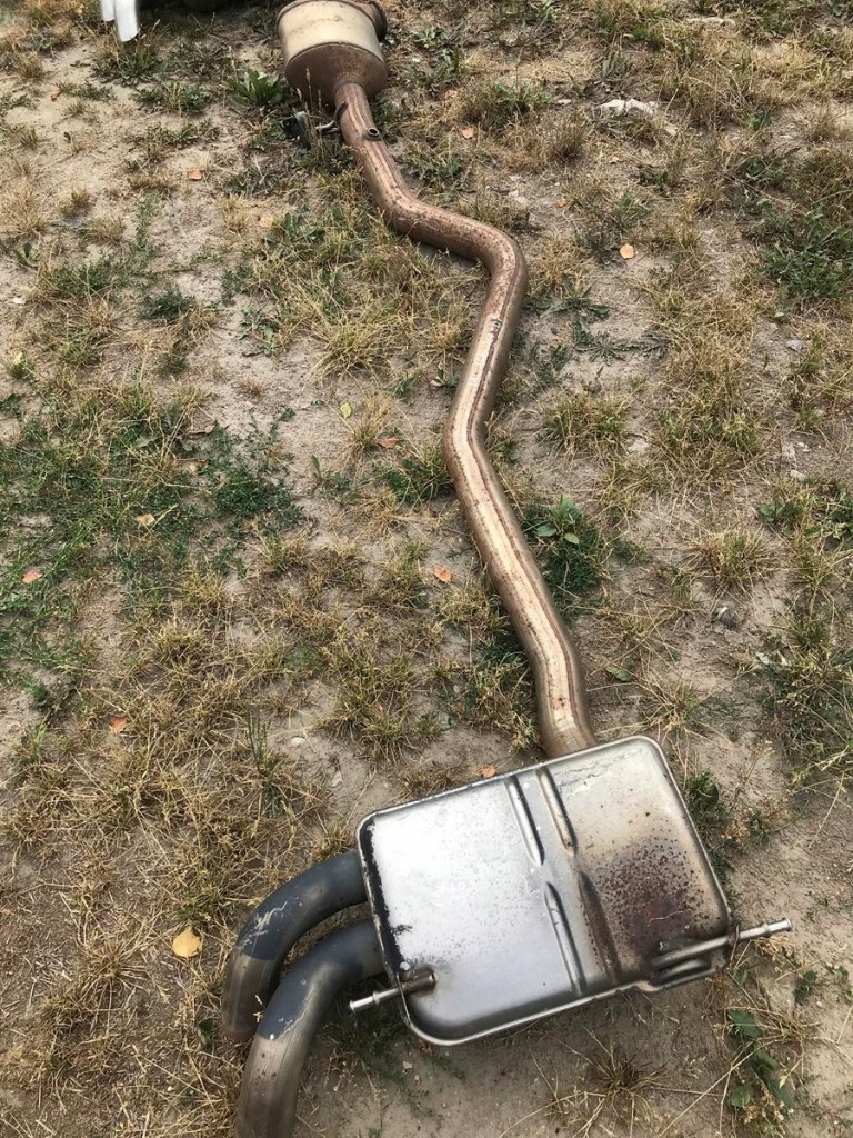 Mercedes ml w166 166 250 cdi выхлоп гаситель Оригинал