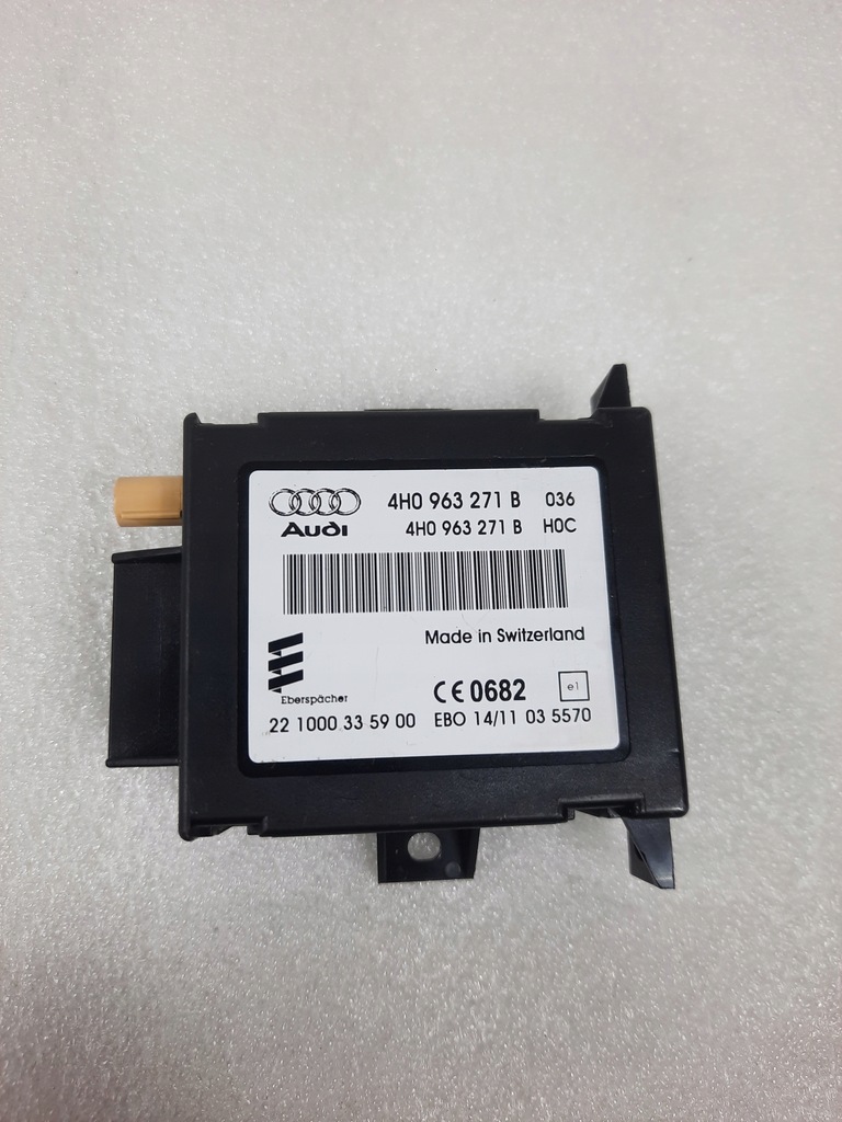 фото №1, Модуль блок керування webasto audi a6 c7 4h0963271b