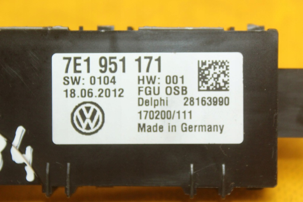фото №7, Датчик модуль движения сигнализация vw transporter t5 7e1951171