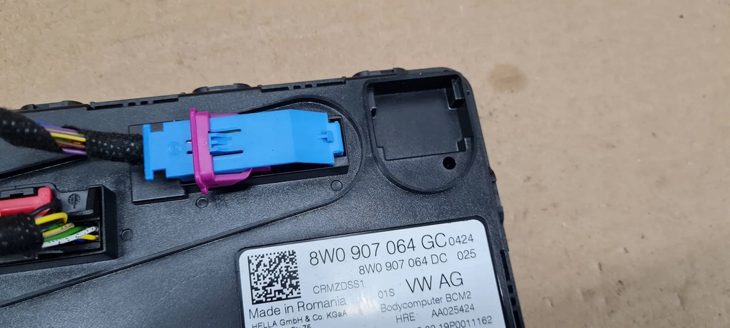 фото №7, A4 b9 8w модуль блок управления комфорта 8w0907064dc a5 8w