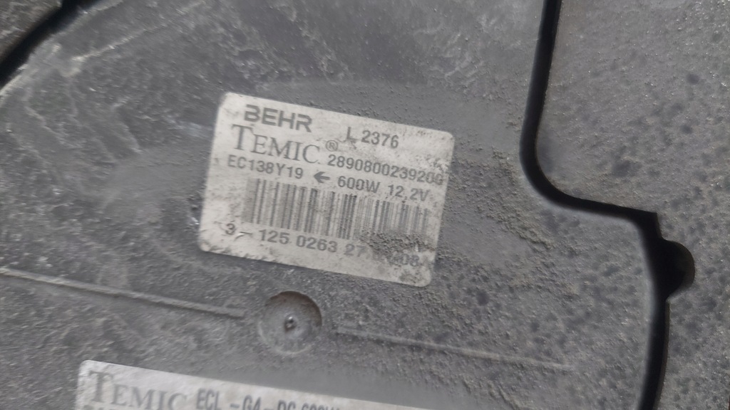 фото №7, Voyager lancia 08-20r 2.8 crd вентилятор радиатора