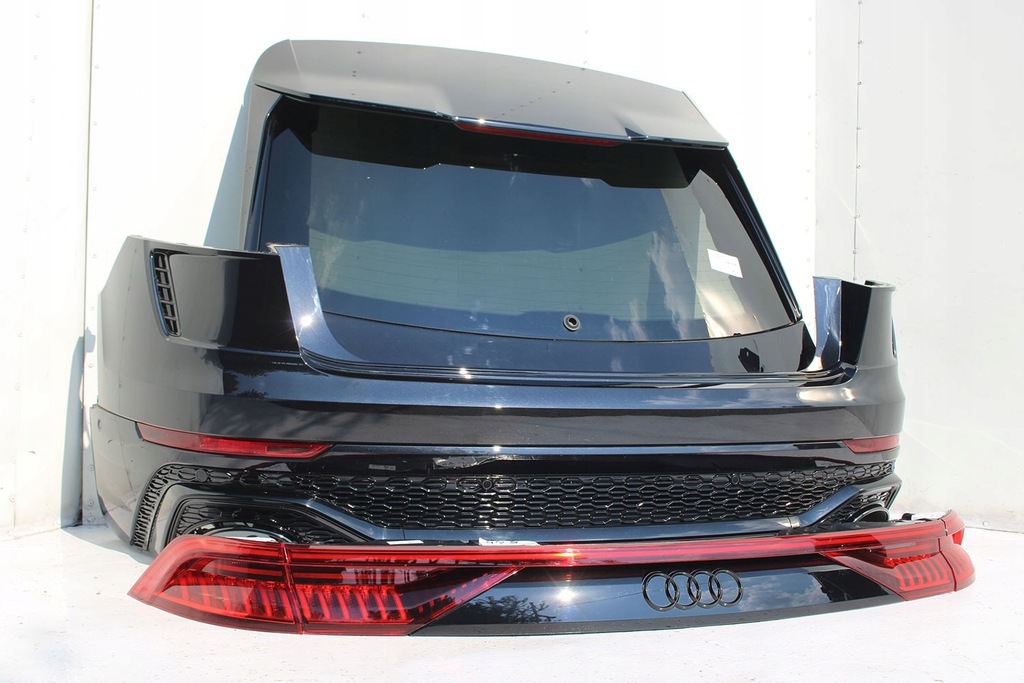 фото №10, Audi rsq8 lc9x задняя бампер + крышка багажника багажника лампы + лампа 2t orcasschwarz