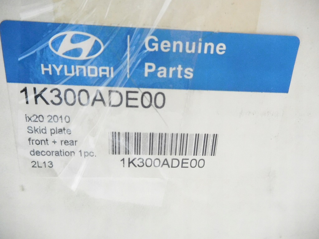 фото №11, Накладки бампера передний i заднего hyundai ix20 2010 оригинальный номер 1k300ade00