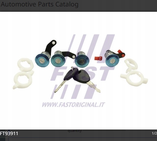 фото №2, Вкладыш замка renault master ii 98 набор