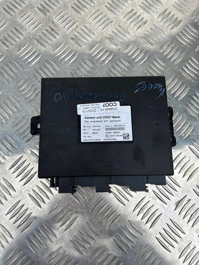 фото №1, Координатор ecu coo7 scania r euro 6