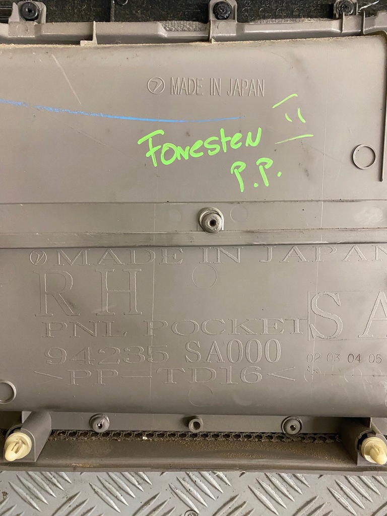 фото №8, Обшивка дверь правый перед subaru forester ii sg 94235sa000