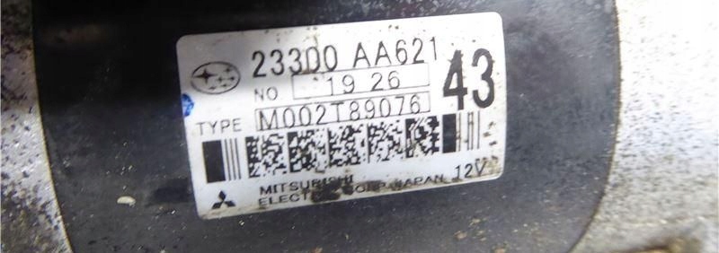 фото №9, Стартер subaru legacy v 09- 2.0d