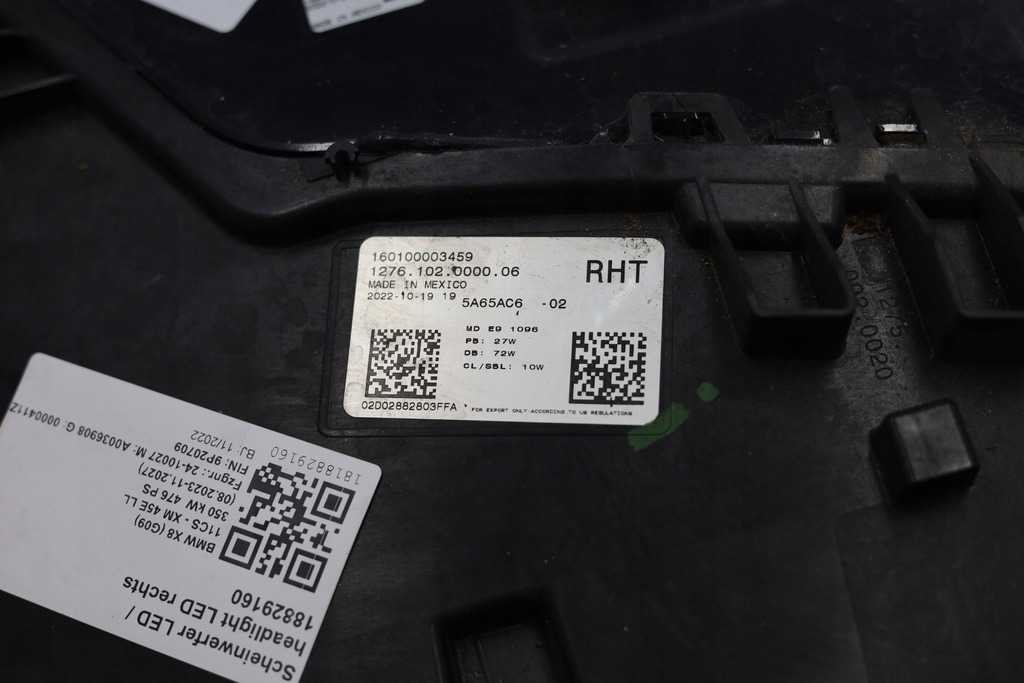 фото №7, Лампа лампы перед передние bmw xm g09 5a65ac5 5a65ac6 9880472 9880471