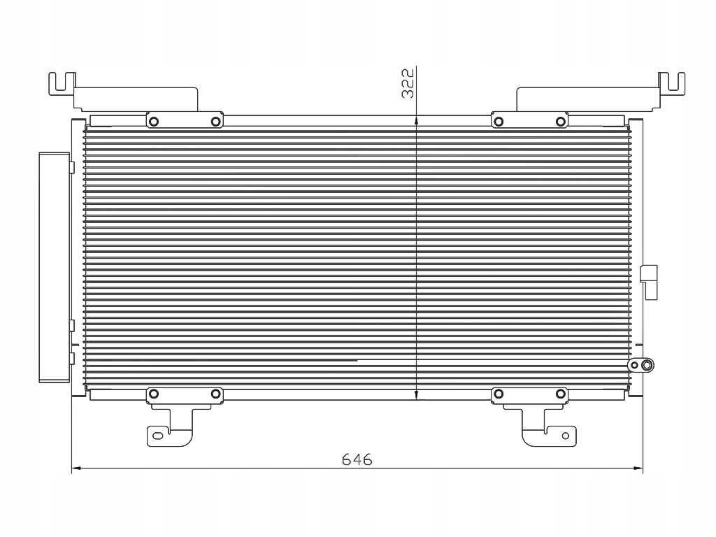 фото №1, Subaru outback 2018-2019 радиатор кондиционера 73210al000