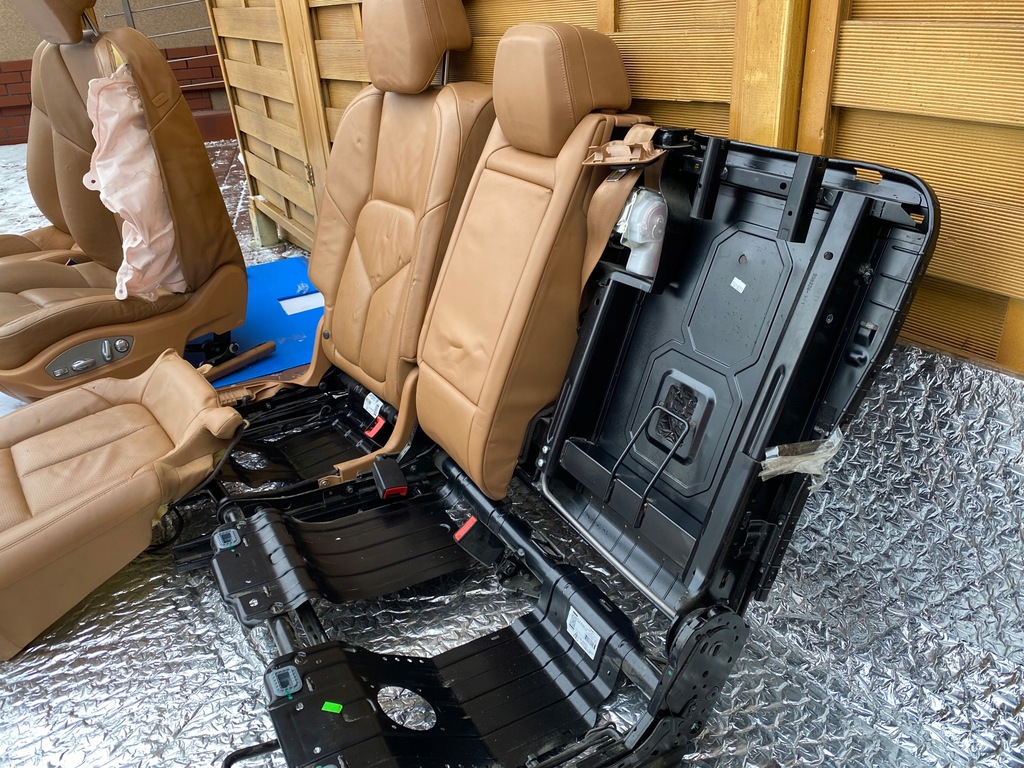 фото №14, Cayenne 7p5 4.8 сиденье водителя пассажира заднее сиденье задняя сиденья комплект espreso