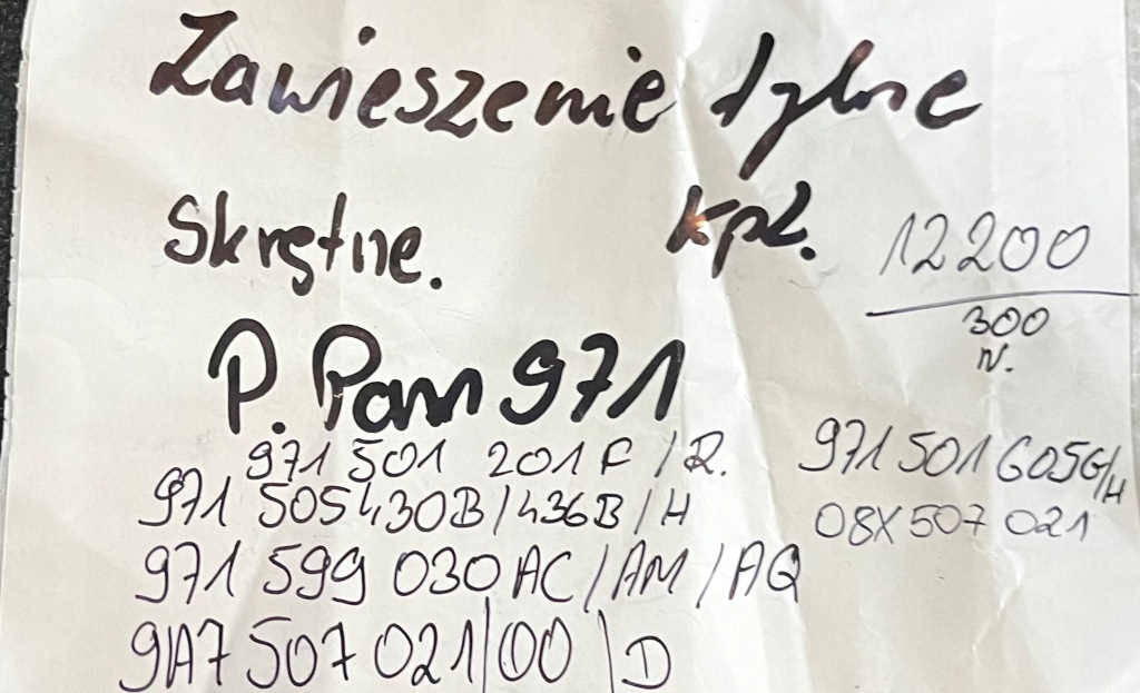 Idealne подвеска задние porsche panamera 971 поворотные 1 Недорого