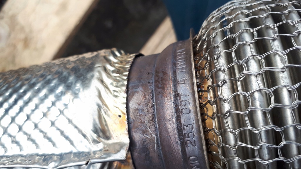 фото №8, S4 b9 a4 8w труба гаситель выпускной сетка 3.0 tfsi