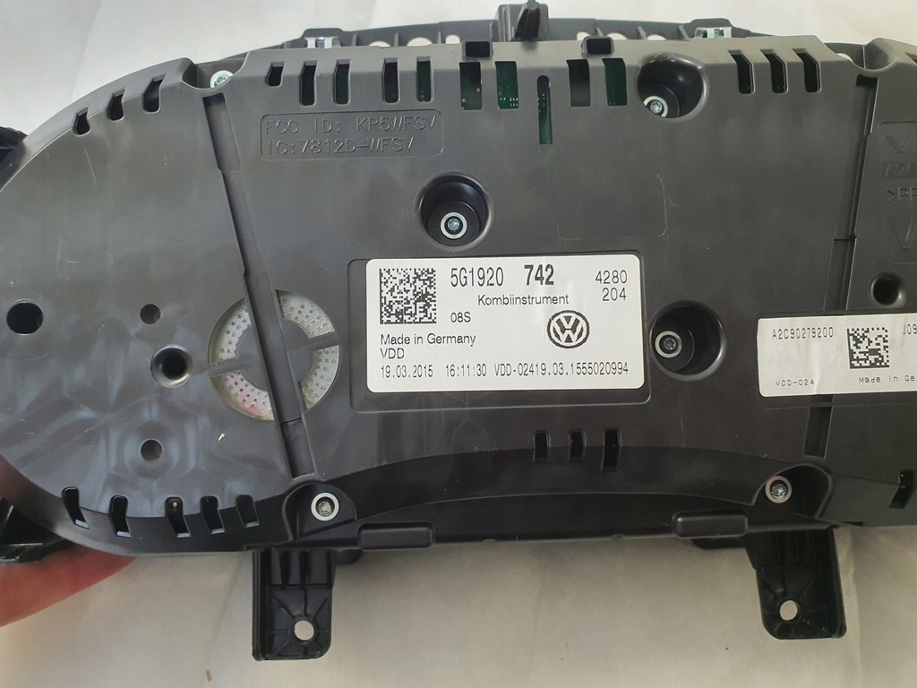 фото №6, Счетчик приборная панель приборы vw golf vii 5g1920742