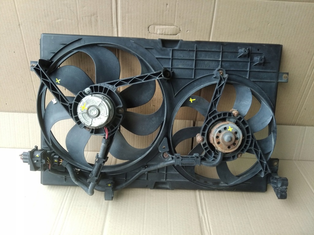 фото №5, Вентилятор радиатора golf iv bora audi a3 8l leon octavia i 1j0121207m