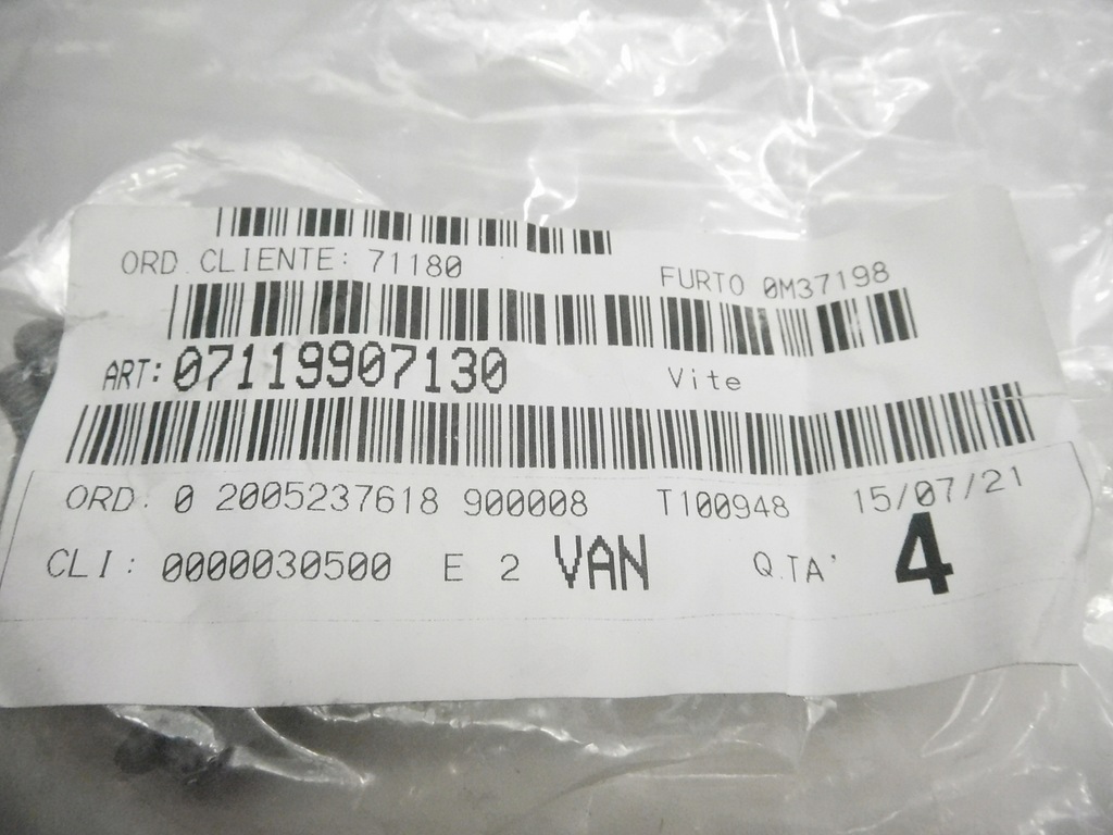 фото №10, Болти тунель середнього bmw x3 x4 оригінальний номер 7119907130