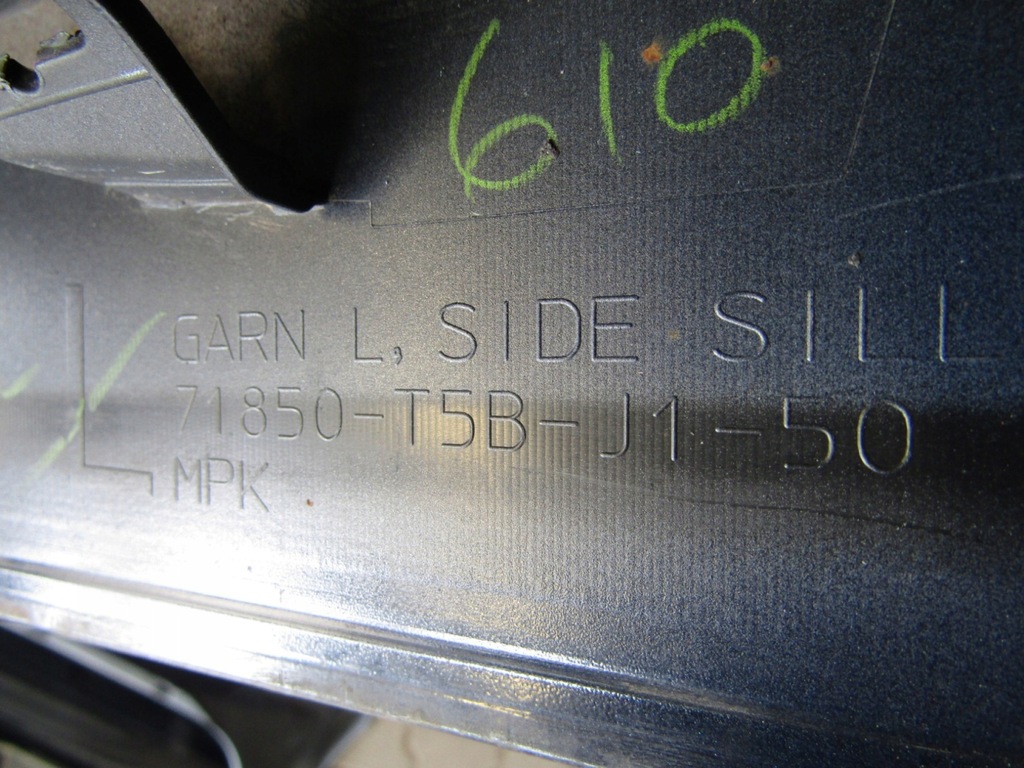 фото №10, Молдинг порог левая honda jazz fit gt sport 15- gk