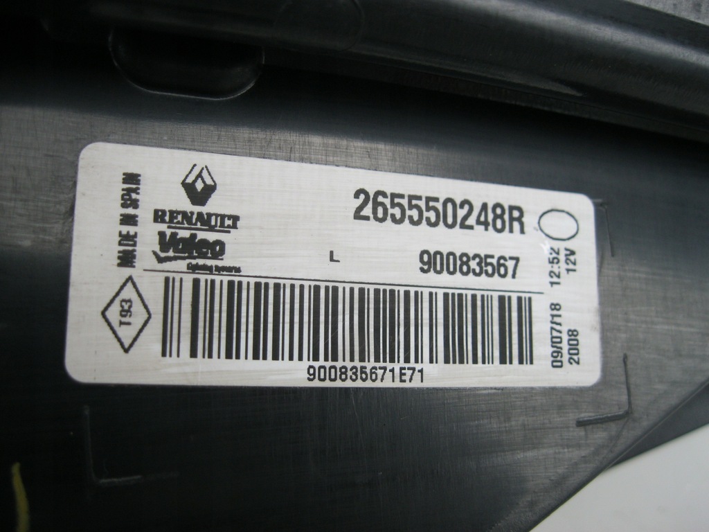 фото №3, Лампа ліва задня задня led renault megane iv hb 16-