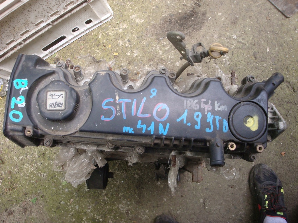 фото №5, Двигатель fiat stilo 1.9 jtd 186 tys km