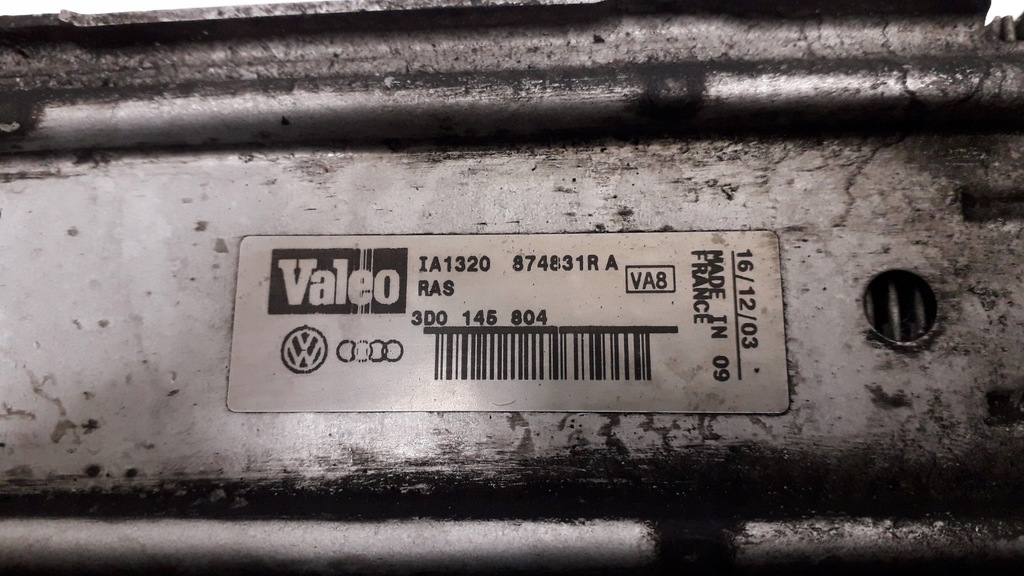 фото №9, Vw phaeton 5.0tdi интеркулер правый 3d0145804