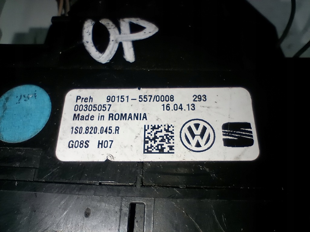 фото №8, Vw up панель кондиционера 1s0820045r europa