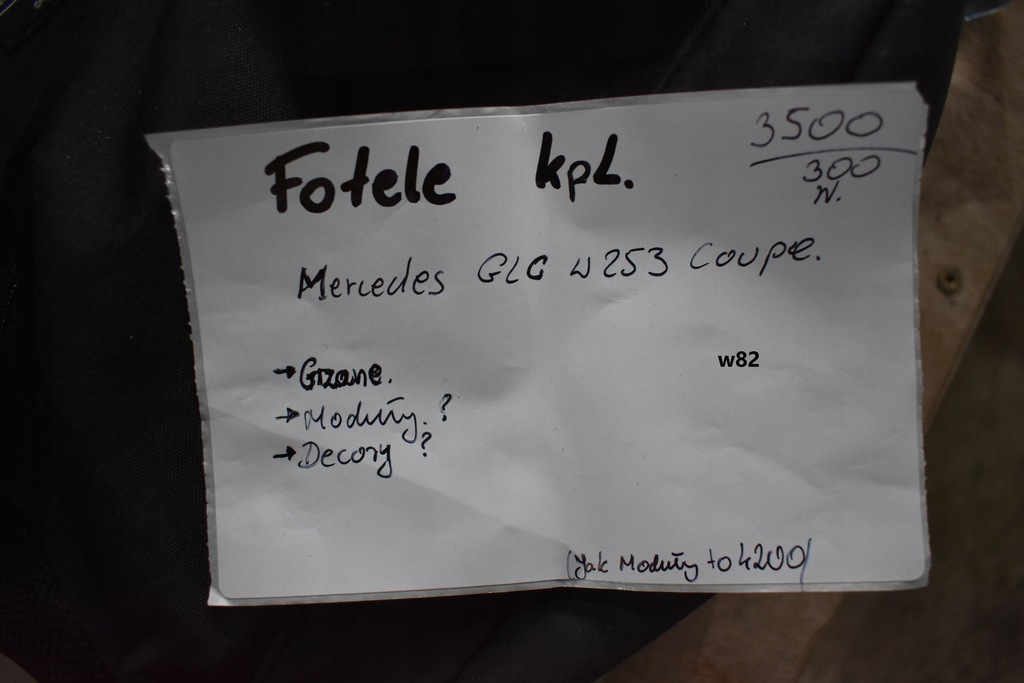 фото №16, Сидіння kpl. обшивки декори модулі підігрів mercedes glc w253 coupe 1