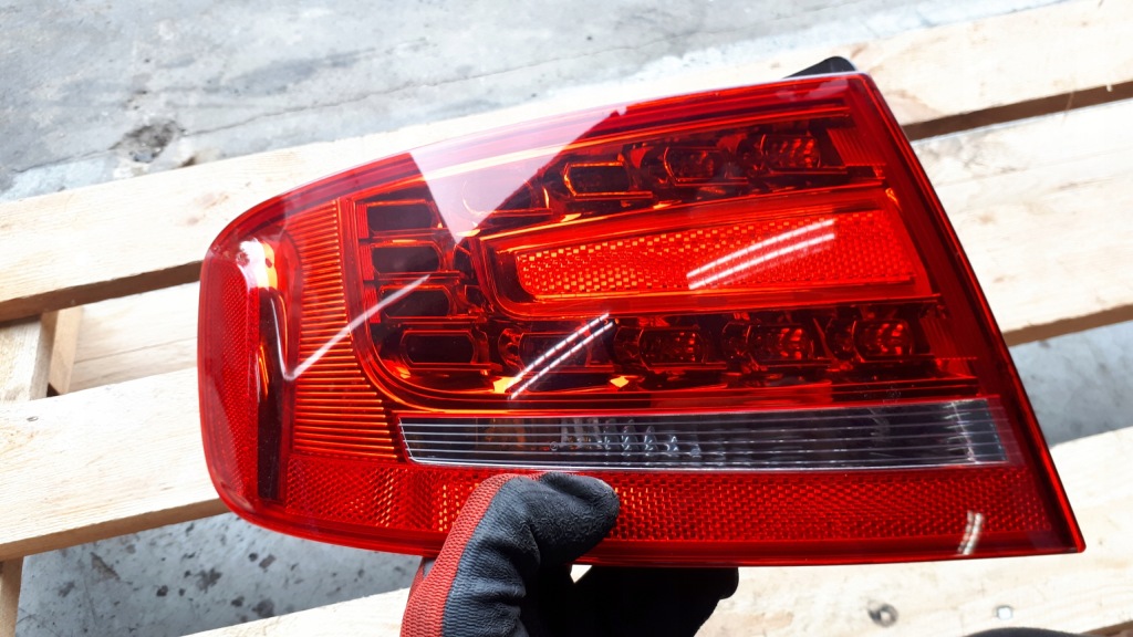 фото №1, S4 b8 a4 лампа левая левый задняя w крыло led sedan