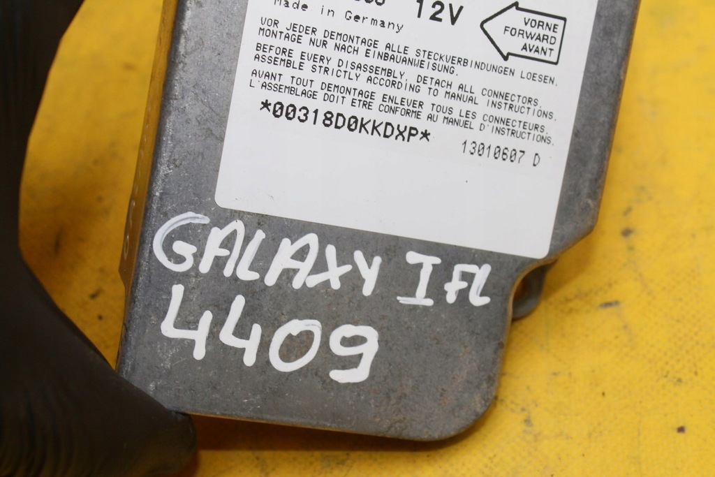 фото №6, Модуль датчик подушка безопасности 6q0909605 galaxy mk1 fl 1.9tdi