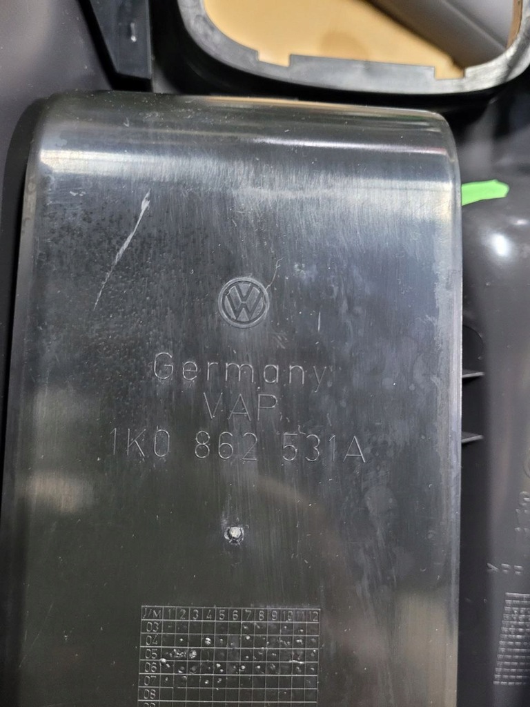 фото №6, Тунель середній захист vw golf v vi 1k0862531a