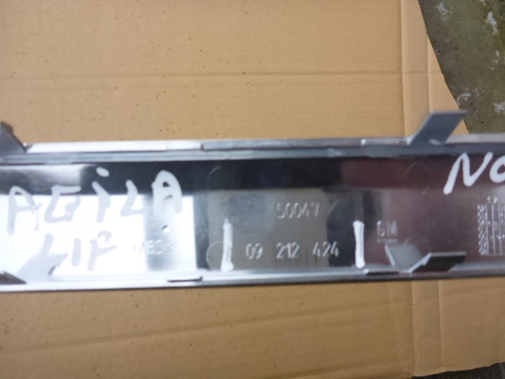 фото №8, Opel agila lift 04-07 молдинг хром решітка радіатора nowa оригінал