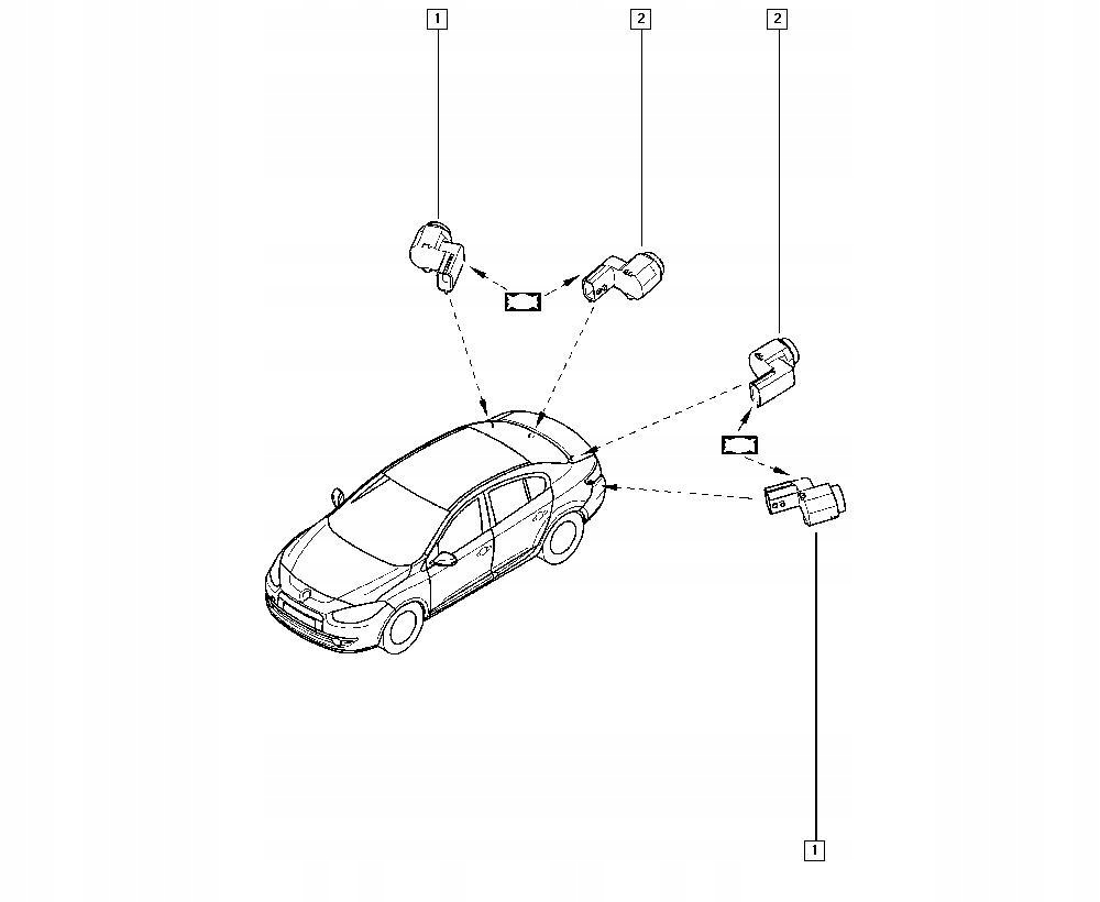 фото №9, Датчик паркування pdc перед teb66 renault scenic iii 284420001r