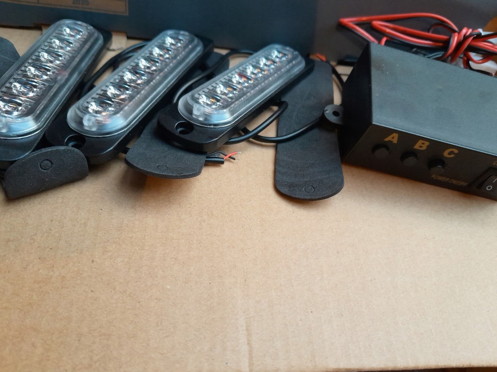 фото №7, Лампи led попереджувальні stroboskop евакуатор tir 6 led