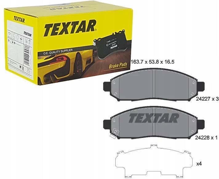 фото №1, Textar гальмівні колодки гальмівні перед 2422701